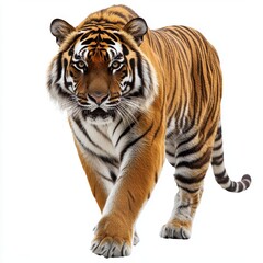 Obraz premium Tiger isolated on white