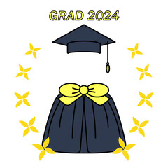 본인의 얼굴 사진을 합성할 수 있는 용도의 졸업 배경