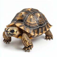 Obraz premium Tortoise isolated on white