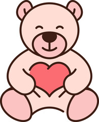 Teddy Bear Icon Illustrations