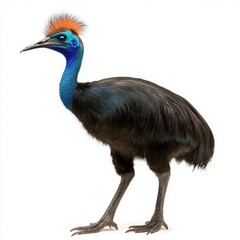 Fototapeta premium Cassowary isolated on white