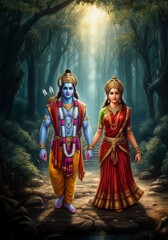 Fototapeta premium Lord Rama