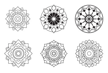 Mandelar Min,Ornamental luxury Mandala Pattern,Mandala Line Illustration