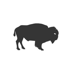 Buffalo Silhouette vector illustration