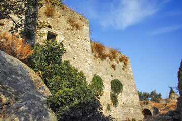 Summer view of Town of Parga, Epirus, Greece