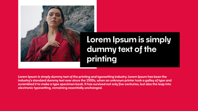 Animated Slideshow Consisting of Image and Animated Text