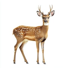Fototapeta premium Deer isolated on white