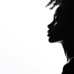 silhouette of a woman