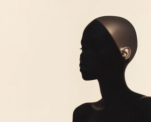silhouette of a woman