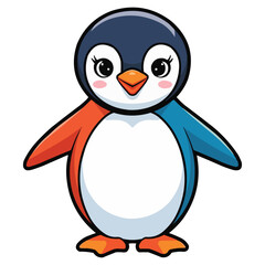 Obraz premium happy penguin cartoon