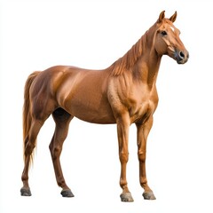 Obraz premium Horse isolated on white