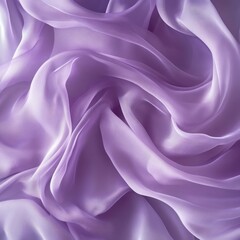 Fototapeta premium Lavender silk fabric texture, draped folds, soft light, elegant background, textile design