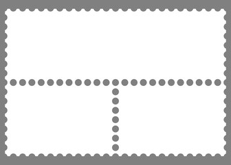 Blanco Briefmarkenblock