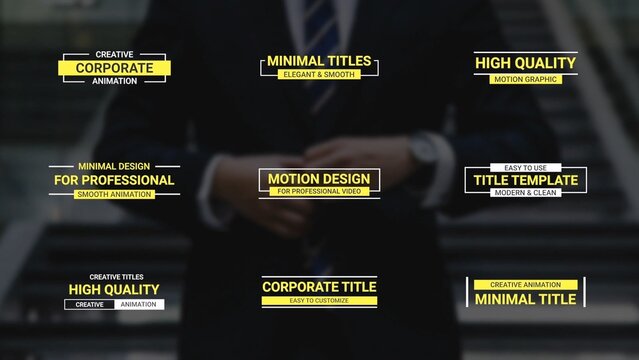 Corporate Title Animation