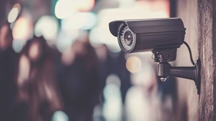 Surveillance Camera Enhancing Security in Public Spaces