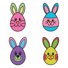 easter egg, bunny egg