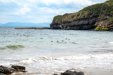 The beautiful beach at Muckross Head , County Donegal, Ireland.