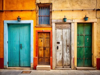 Minimalist Street Photography: Old & New Wooden & Metal Entrance Doors & Gates