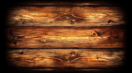 Naklejka premium Rustic Wooden Texture: Brown, Aged Planks Background