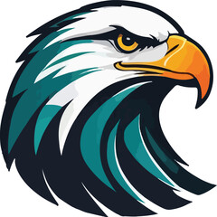Eagle vector design, Eagle logo, icon Design, Colorful Eagle vector design