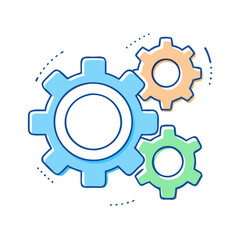 settings icon, settings vector illustration-simple illustration of settings, perfect for settings logos and icons