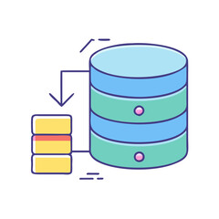 storage icon, storage vector illustration-simple illustration of storage, perfect for storage logos and icons