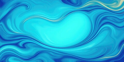 Fractal burst background with water wave design, abstract, wallpaper