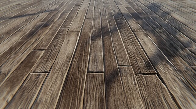Rustic Wooden Planks: A Textured Background Image