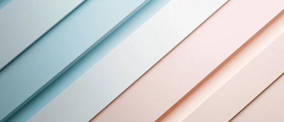 Fototapeta premium Diagonal Lines of Soft Colors in Modern Design Reflecting Calmness and Serenity for Backgrounds, Textures, and Visual Media Projects