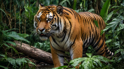 Fototapeta premium tiger in the wild