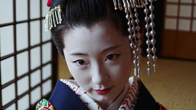 Close-Up Maiko Face.