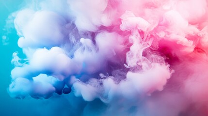 Fototapeta premium Colorful smoke clouds in a surreal artistic composition