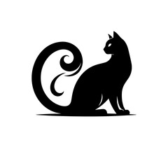 black cat silhouette