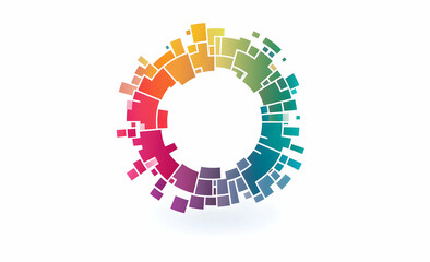 Fototapeta premium Vector illustration of digital data technology