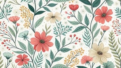 Minimalist Summer Floral Texture Fashion Photography: Subtle Botanical Prints, Elegant Summer Style