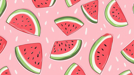 watermelon seamless pattern