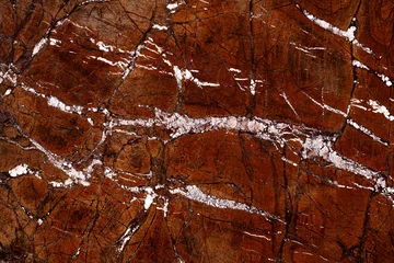 Fotobehang Modern White Fire Gold - marble background, texture in elegant brown tone for your stylish interior. © Dmytro Synelnychenko