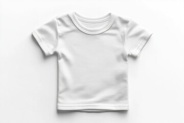 Blank White Shirt Isolated on White