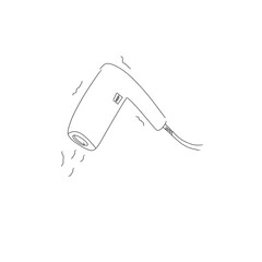 Hair dryer transparent 