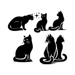black cat silhouette