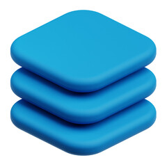 layout editor 3d icon isolated on the transparent background