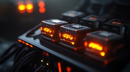 Futuristic Energy Cubes: A Glimpse into Advanced Technology