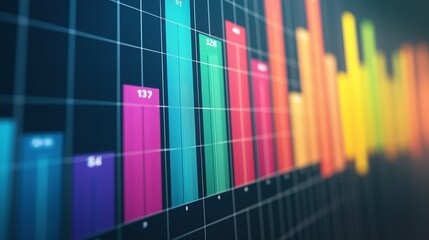 Minimalist project timeline with gradient hues, symbolizing progress and clarity in planning.