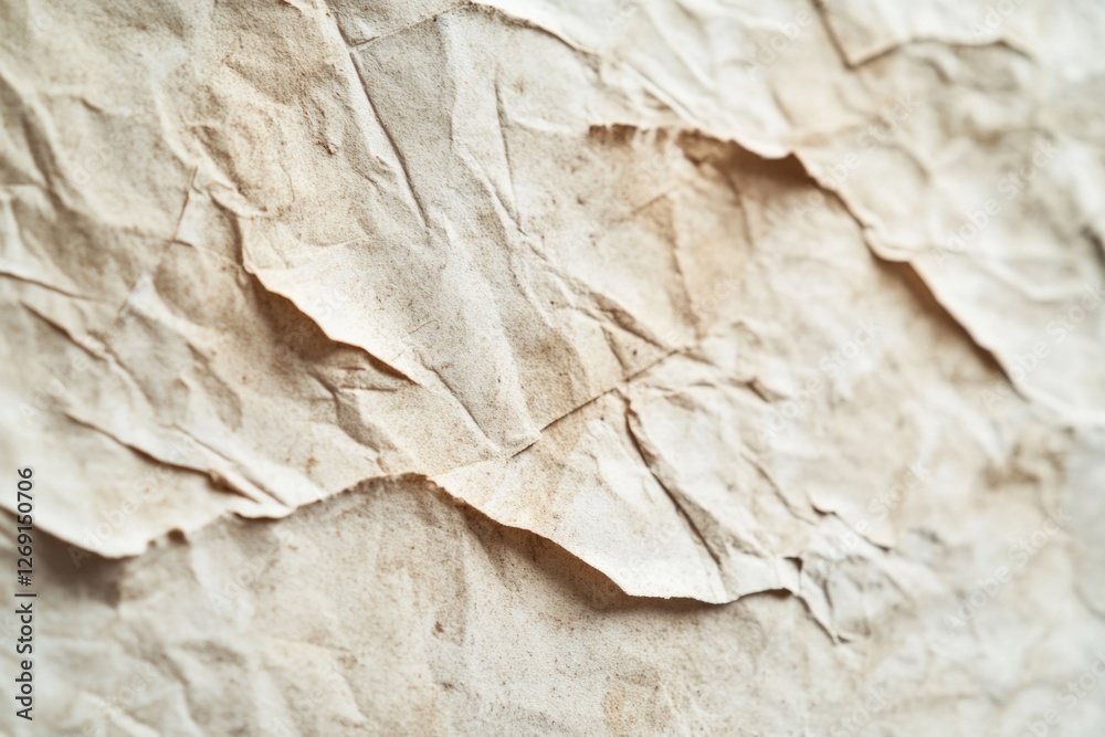 Poster A close-up of a piece of paper on a wall, great for adding textures to your design