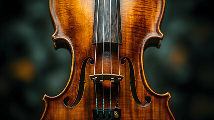 Close Up Of Antique Violin