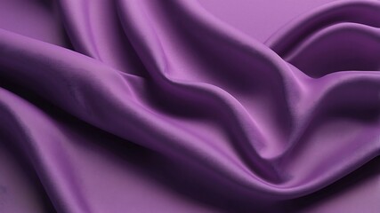Obraz premium Light purple wave abstract background. Close-up texture of purple silk. Light magenta fabric smooth texture surface background. 