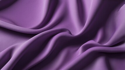 Light purple wave abstract background. Close-up texture of purple silk. Light magenta fabric smooth texture surface background. 