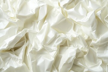 Obraz premium A close-up view of a bed of crisp white sheets, ready for use