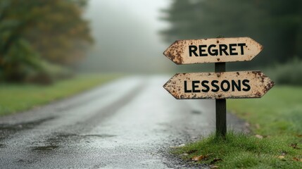 Signpost with Directional Arrows for Regret and Lessons in Nature