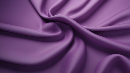 Fototapeta premium Purple Satin Silky Cloth Fabric Textile Drape with Crease Wavy Folds background. With soft waves and, waving in the wind Texture